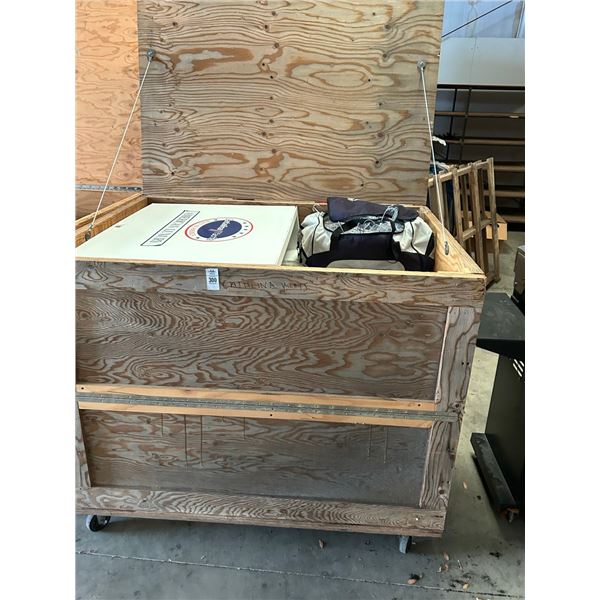 Large Rolling Box w/Lighted Rope, Tradeshow Accessories