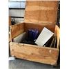 Image 1 : Large Rolling Box w/Round Tables, Tradeshow Accessories