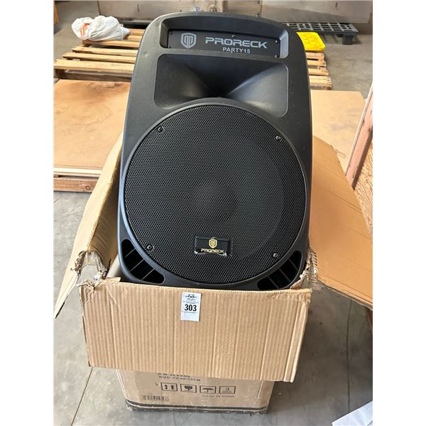 Pro Reck Party 15 Tripod Stage Speakers - Pair in Box