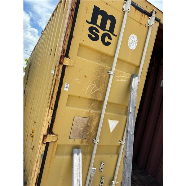 40' Shipping Container w/Some Door Trim Hardware