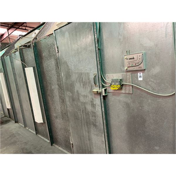 Approx.  14'W  X  22'L  X  10'T  Paint Booth *Must Repair Any Roof Damage To