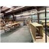 Image 3 : Asst. Rolling Work Tables/Racks In Cabinet Shop - 10