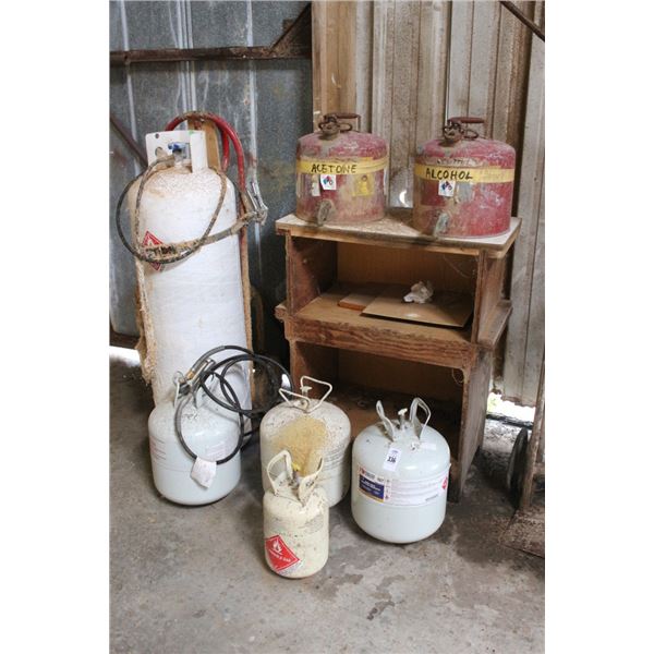 LP Gas and Asst. Tanks