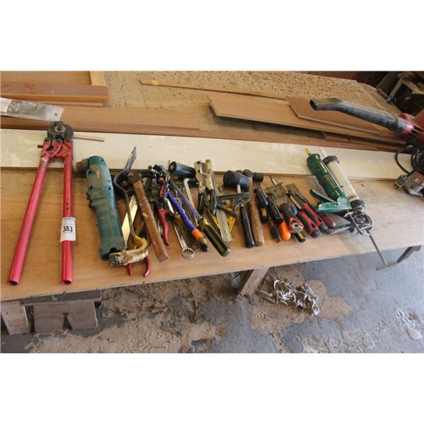 Asst. Hand Tools, Crimper, Chaulk Guns
