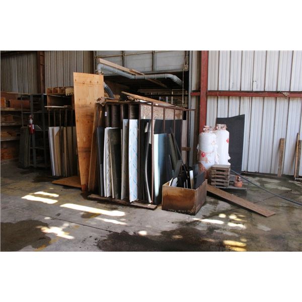 Lexan/Asst. Sheet Stock In Racks