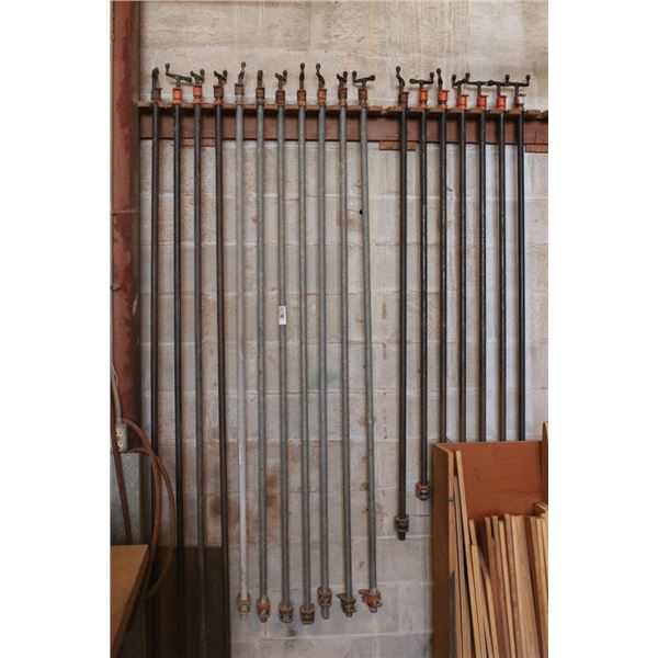 Lot of Long Wood Clamps