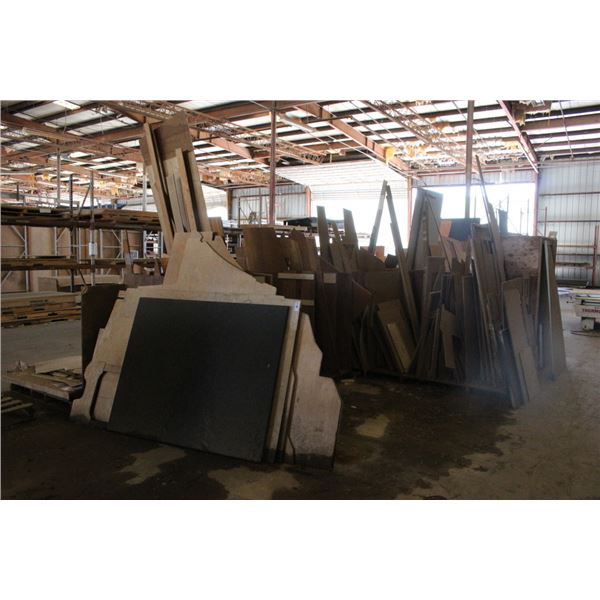 Asst. Sheet Stock Cuts in Center of Room - Does Not Include Plywood