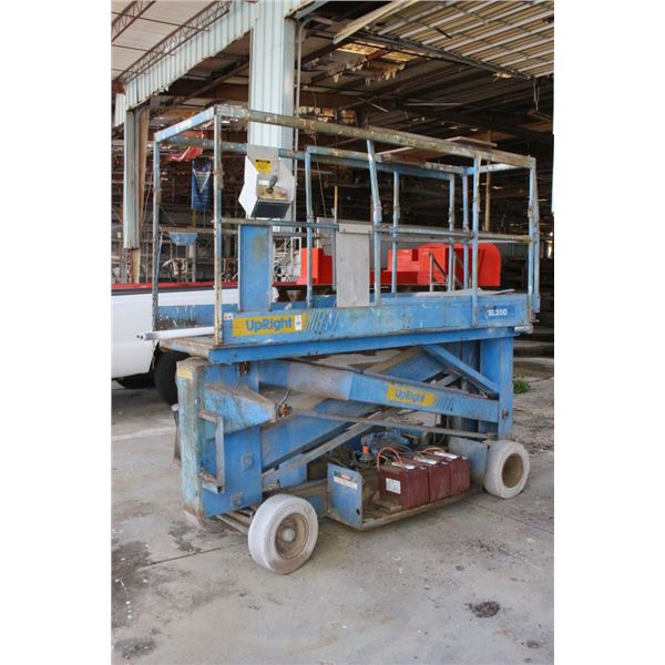 Upright  SL20D  Electric Platform Scissor Lift - Needs Battery/Service