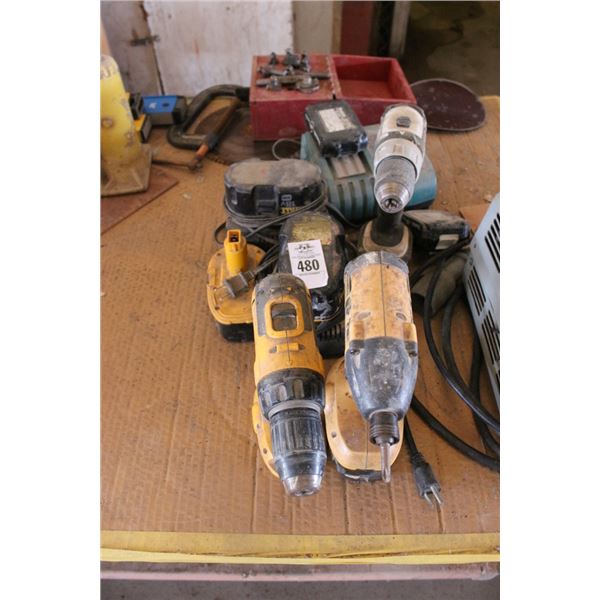 Cordless Drills, Batteries/Chargers