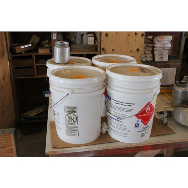 Buckets w/Resin - 4