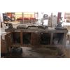 Image 2 : Wooden Work Bench Cabinet, Vise, Miter Saw, Asst. Hardware