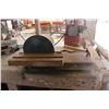Image 5 : Wooden Work Bench Cabinet, Vise, Miter Saw, Asst. Hardware
