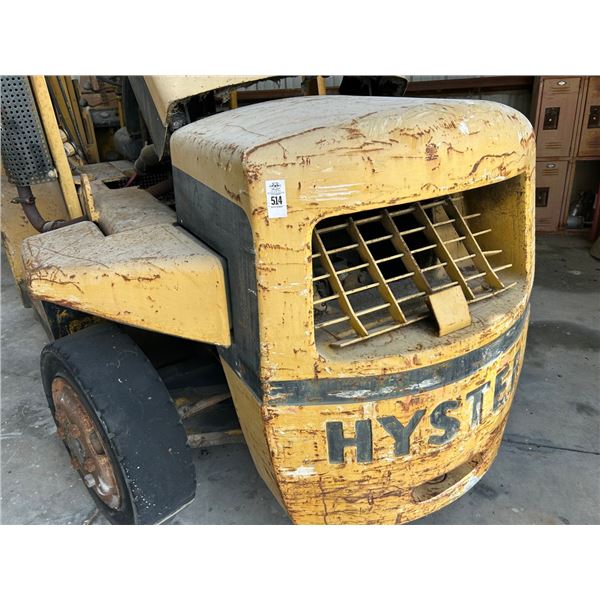 Hyster Large Old Dually Forklift - Missing Wheel Not Currently Running