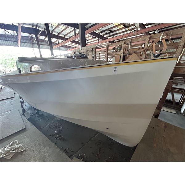 True North Style 34  #128  Rigged For Outboards Partially Complete w/Rolling Stand *NO Title/COO/HIN