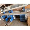 Image 1 : Large Blue/Grey Electrified Work Station w/Wiring