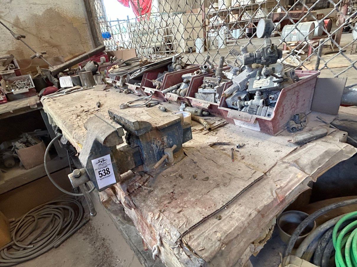 Bench Vise, Fans, Hardware, Supplies in Chain Link Corral