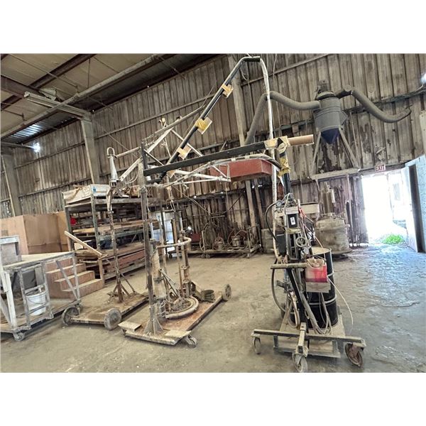Glue Spray Rigs in Corral