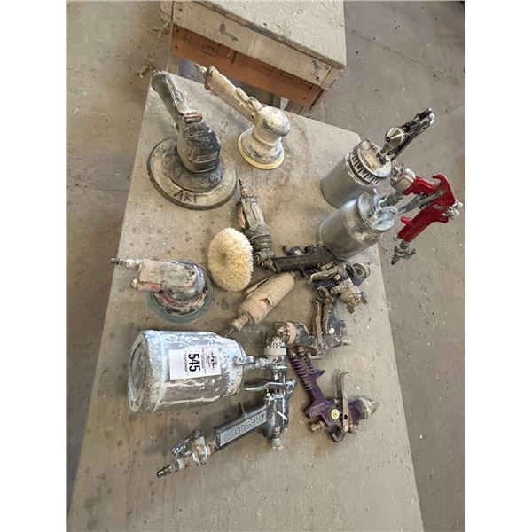 Asst. Air Tools, Cap Spray Guns