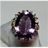 Image 2 :  Amethyst Ring - 12.05 Carat Total Weight