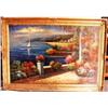 Image 1 :  Haman "Ocean view" Signed Orig Oil on Canvas