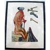 Image 1 :  DALI RARE "THE FLATTERER" WOODCUT