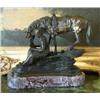 Image 2 : "COWBOY AND HORSE" DAVIS BRONZE SCULPTURE