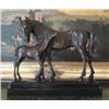 Image 1 : "MARE AND FOAL" BRONZE SCULPTURE BARYE