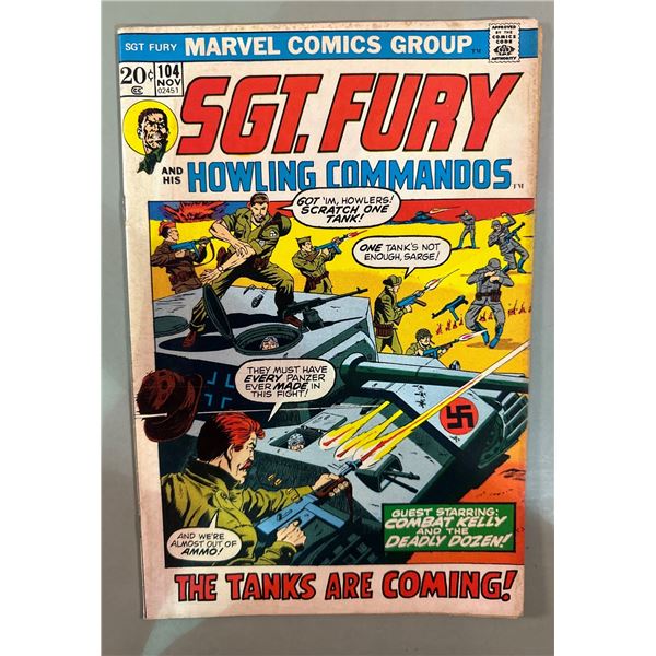 Sgt. Fury and His Howling Commandos #104 (Marvel, 1972) The Tanks Are Coming