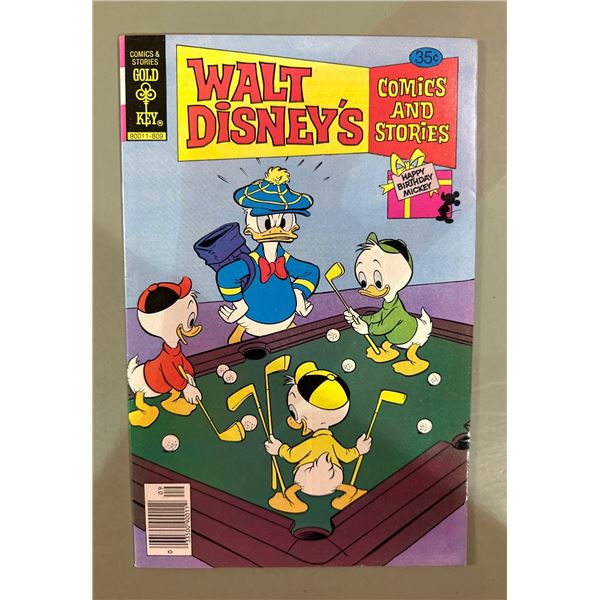 Walt Disney's Comics and Stories #456 (Gold Key, 1978) Donald Duck Golf