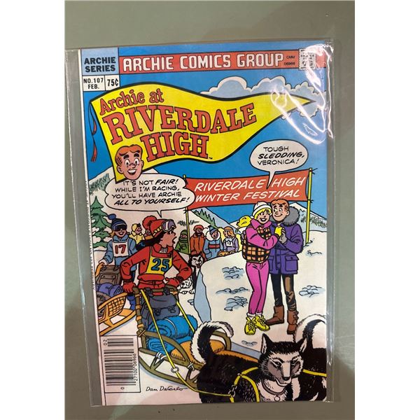 Archie at Riverdale High #107 (Archie Comics, 1986) Comic Book