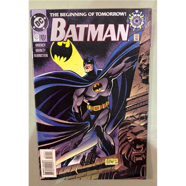 Batman #0 (Oct 1994, DC) Zero Hour "The Beginning of Tomorrow!" Comic