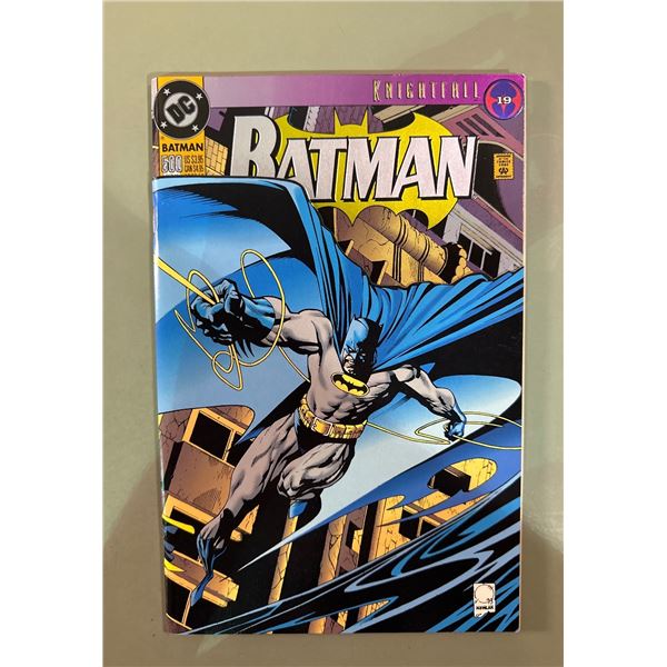 Batman #500 Collector's Edition Knightfall 19 (DC, 1993) Foil Die-Cut