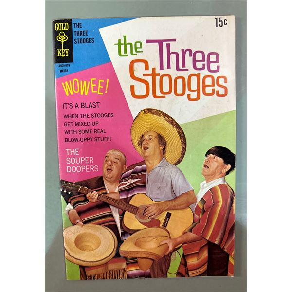The Three Stooges #42 Gold Key Comic Book March 1969 The Souper Doopers