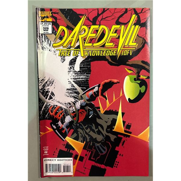 Daredevil #326 (Mar 1994, Marvel) Tree of Knowledge Pt. 1, Direct Edition