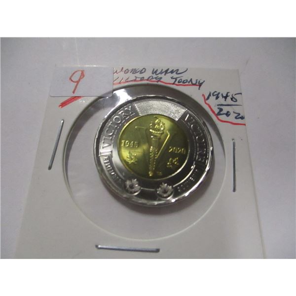 1945 - 2020 REMEMBERING VICTORY WORLD WAR TOONIE