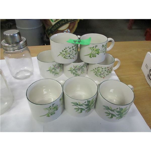 ESTATE:  8 CUPS & 3 COCKTAIL SHAKERS