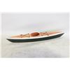 Image 1 : MODEL WOODEN KAYAK