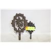 Image 1 : CAST IRON COAT HOOKS