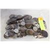 Image 1 : 2.5 POUNDS OF VARIOUS ESTATE WORLD COINS IN BAG