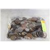 Image 1 : 2.5 POUNDS OF VARIOUS ESTATE WORLD COINS IN BAG