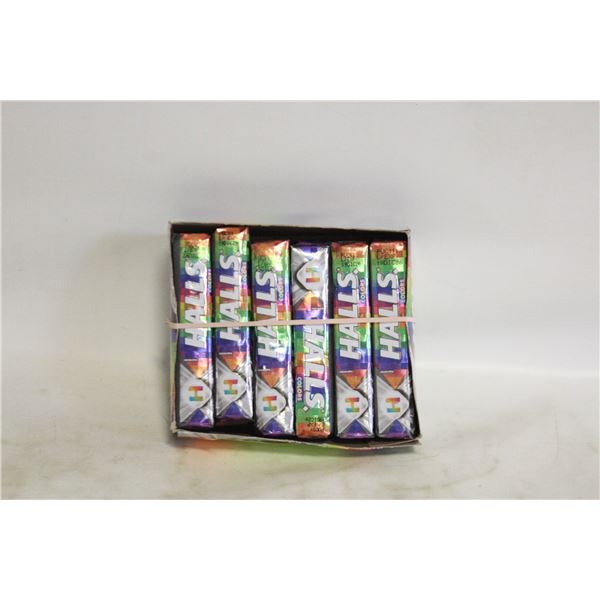 12PKS ASSORTED HALLS COUGH DROPS