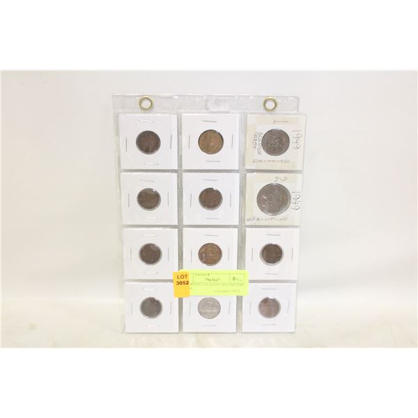 ASSORTED CANADIAN AND BRITISH COINS