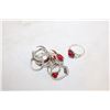 Image 1 : 15)  LOT OF 12 ASSORTED FASHION RINGS,