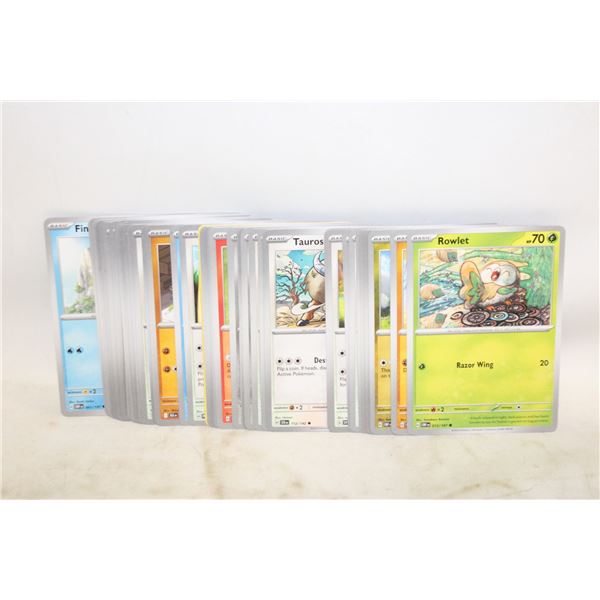 2) LOT OF 50 POKEMON BASIC CARDS.