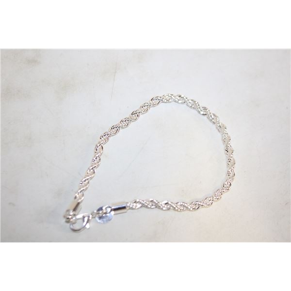 12)  TWISTED SILVER PLATED (NOTE 925