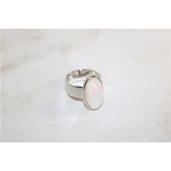 14)  HIGHLY POLISHED WIDE BAND WITH