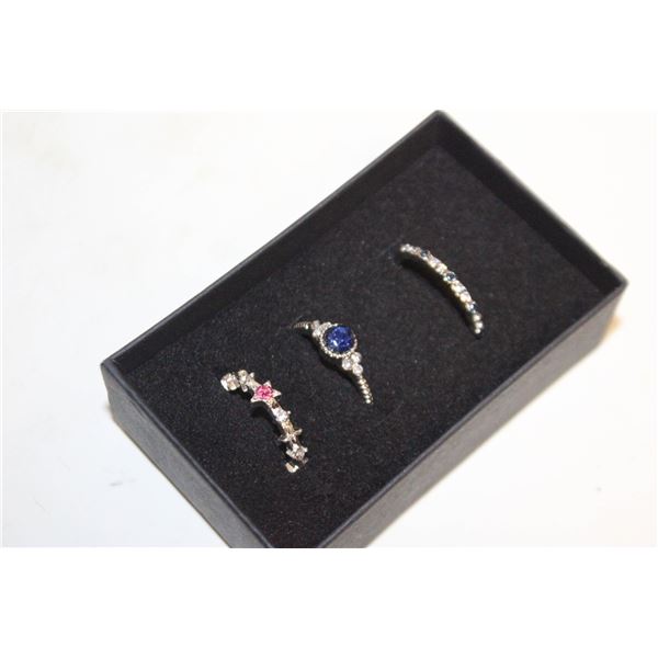 NEW 3PCS/SET RING SET SZ8