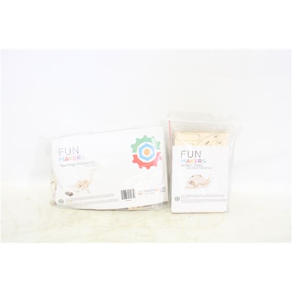 (2) NEW FUN MAKERS BUILDER KITS MARCHING