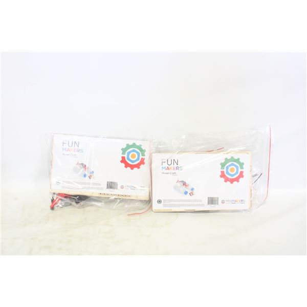 2 NEW FUN MAKERS HOVER CRAFT BUILDER KITS