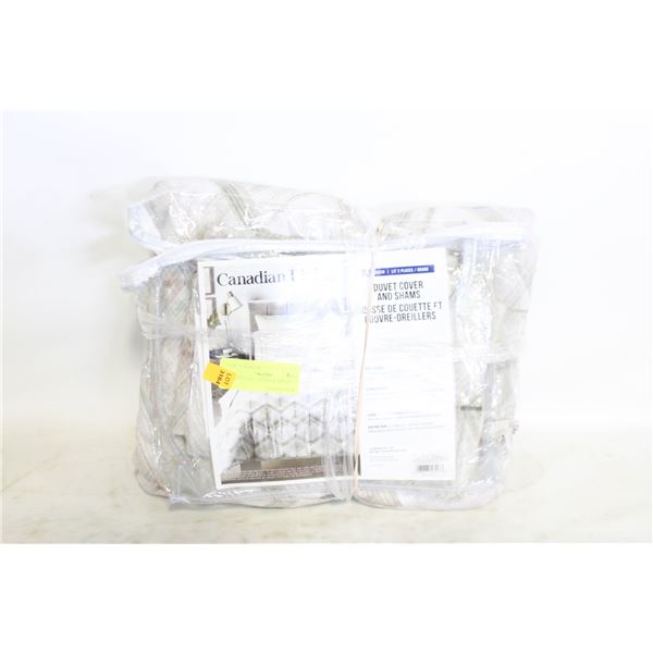 QUEEN DUVET COVER & SHAMS